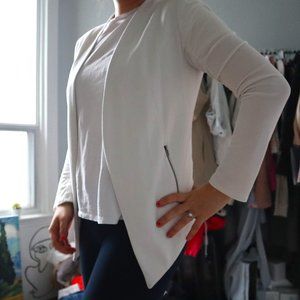 Stylish white blazer